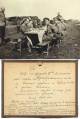 Обед офицеров II батальона Лейб-гвардии Преображенского полка на привале в районе Двинска. 1916.jpg
